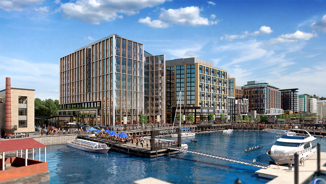 The new Incanto apartments are in the perfect location on the river with unparalleled views of DC’s Southwest waterfront.